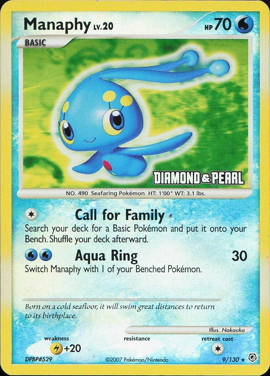 Manaphy - 9/130 - Reverse promo Burger King