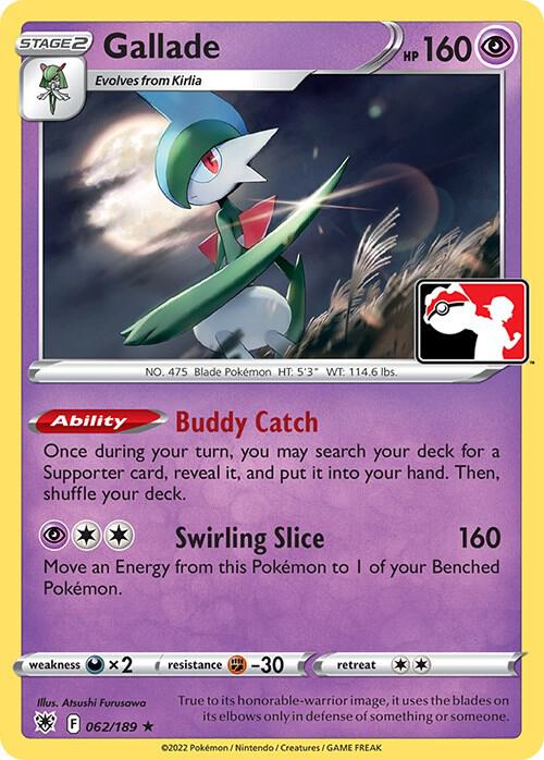 Gallade - 062/189 - Rare - Prize pack