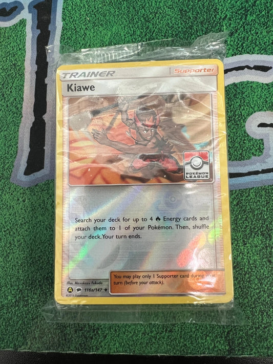 Kiawe - 116a/147 - league holo promo - Paquete sellado de 50