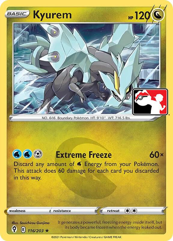 Kyurem - 116/203 - rare prize pack