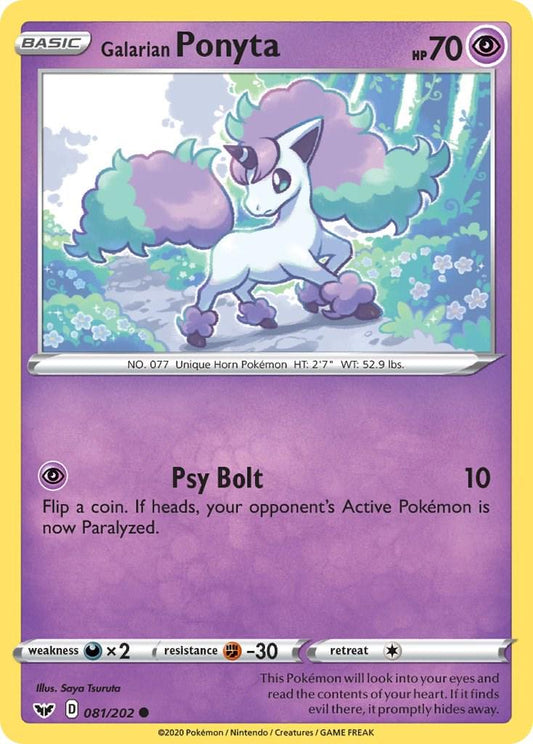 Galarian Ponyta - 081/202 - common