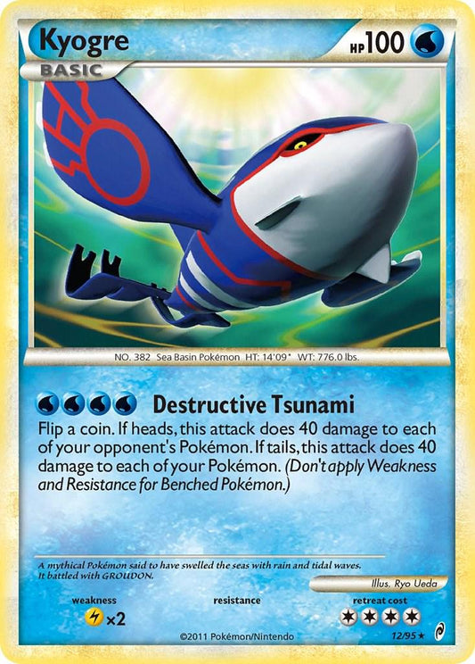 Kyogre - 12/95 - Rare holo