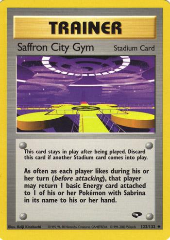 Saffron City Gym - 122/132 - Uncommon