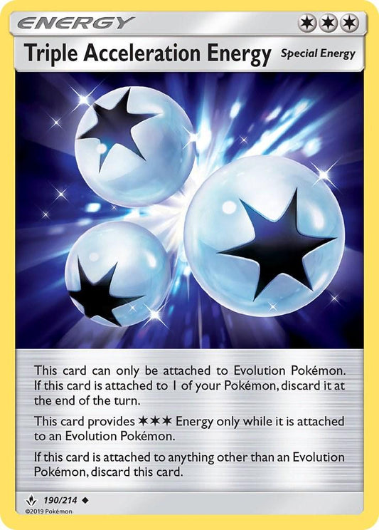 Triple Acceleration Energy - 190/214 - uncommon