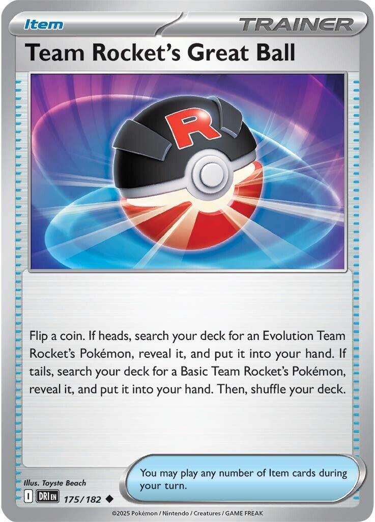 Team Rocket´s Great Ball - 175/182 - uncommon