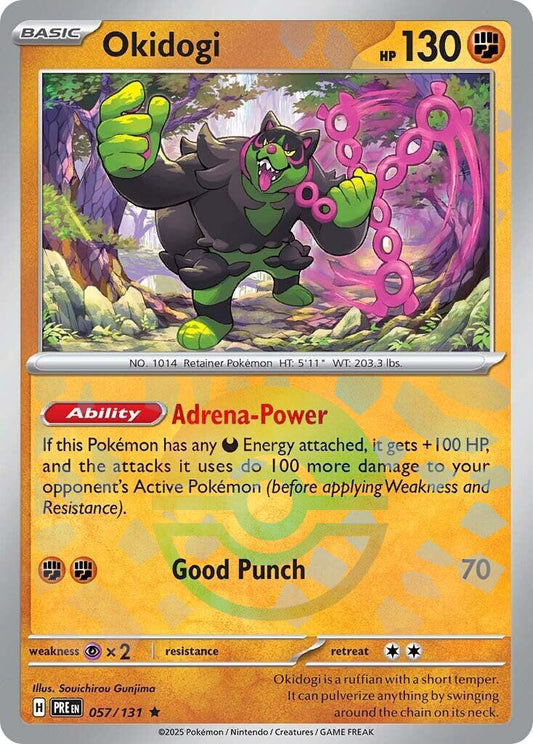 Okidogi - 057/131 - PokeBall Reverse Holo Rare