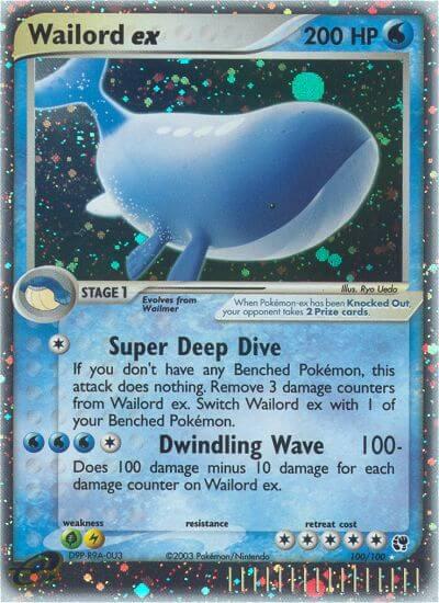 Wailord ex - 100/100 - ultra rare