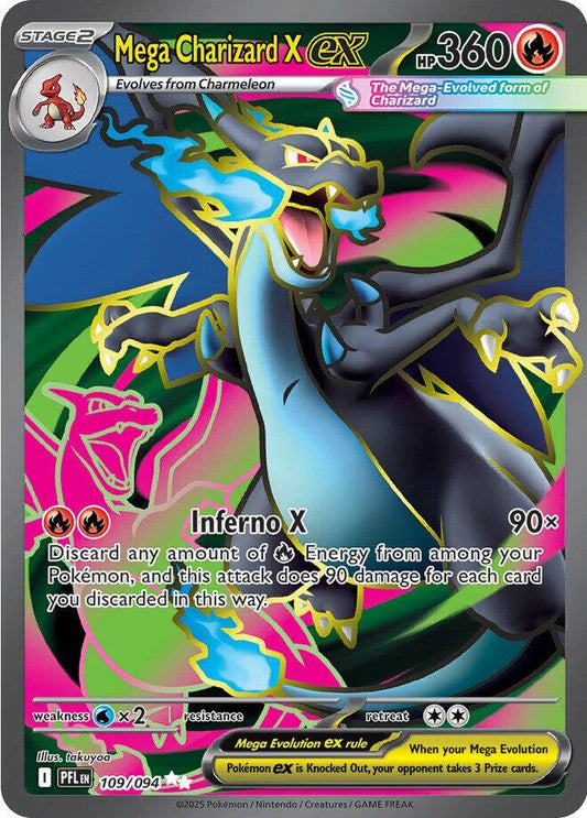 Mega Charizard X ex - 109/094 - Full art Ultra Rare