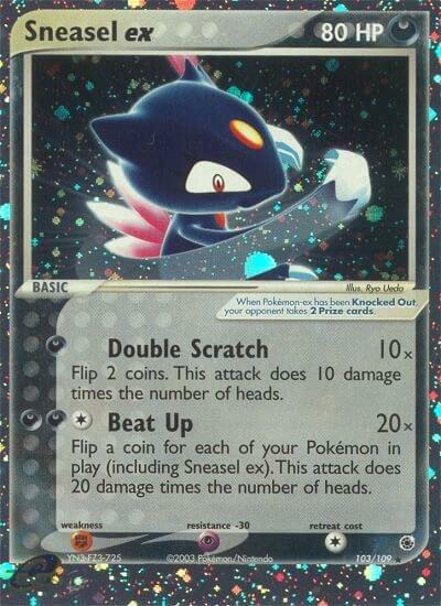 Sneasel ex - 103/109 - Ultra rare