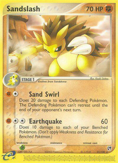 Sandslash - 21/100 - Rare