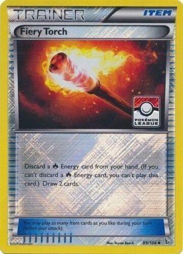 Fiery Torch - 89/106 - uncommon reverse holo league promo