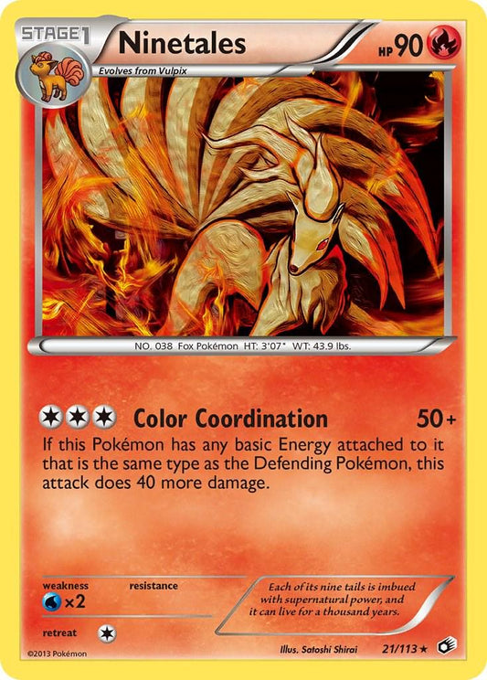 Ninetales - 21/113 - rare