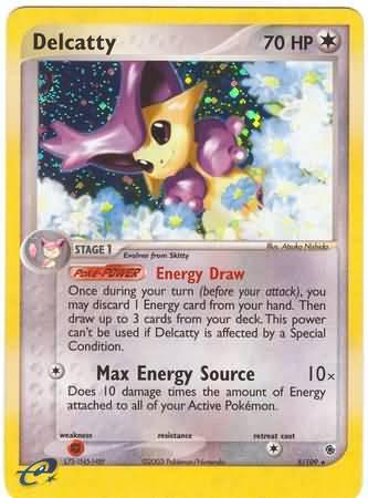 Delcatty - 5/109 - Rare reverse