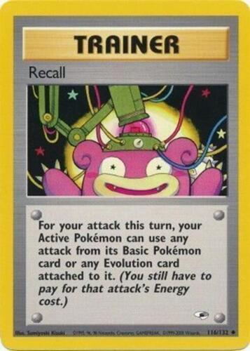 Recall - 116/132 - Uncommon First Edition