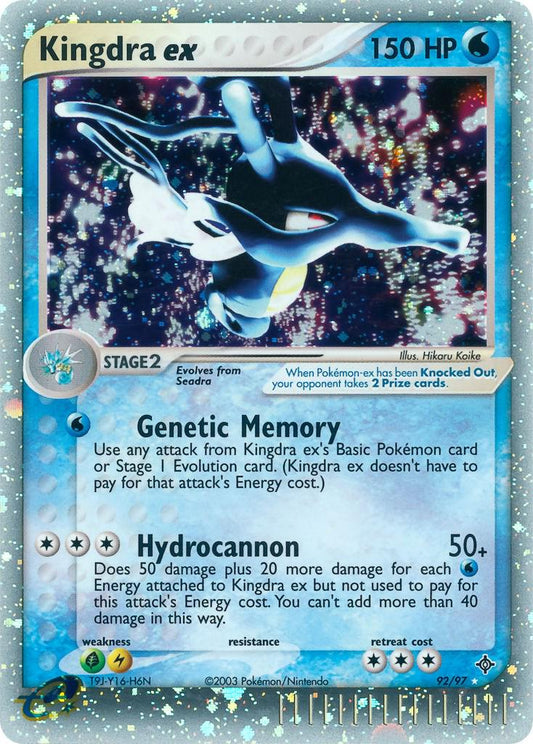 Kingdra ex - 92/97 - Ultra rare