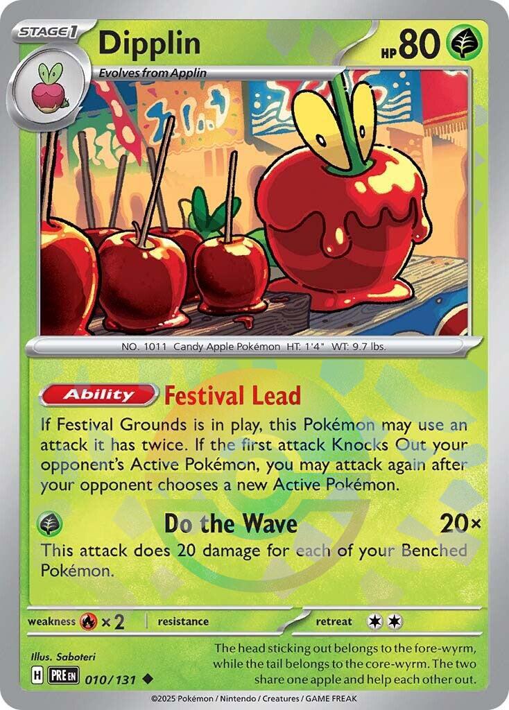 Dipplin - 010/131 - Pokeball holo uncommon