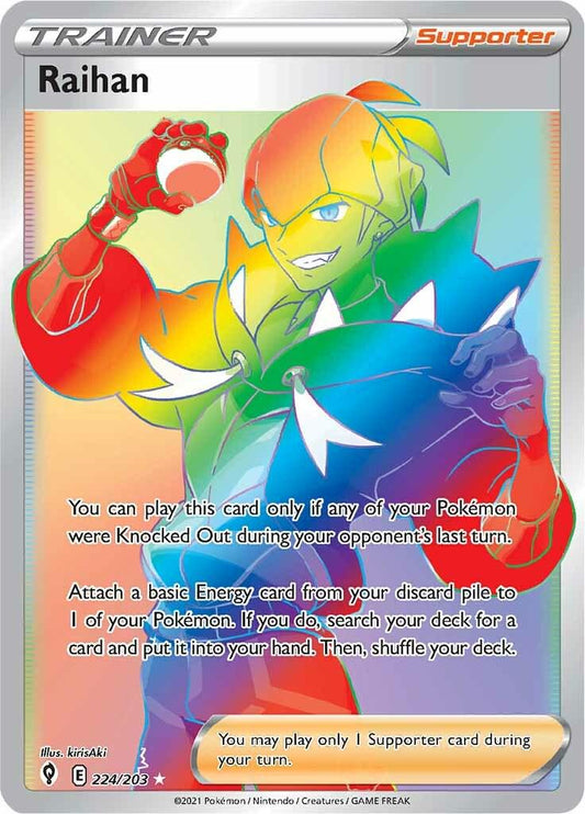 Raihan - 224/203 - Full art hyper rare