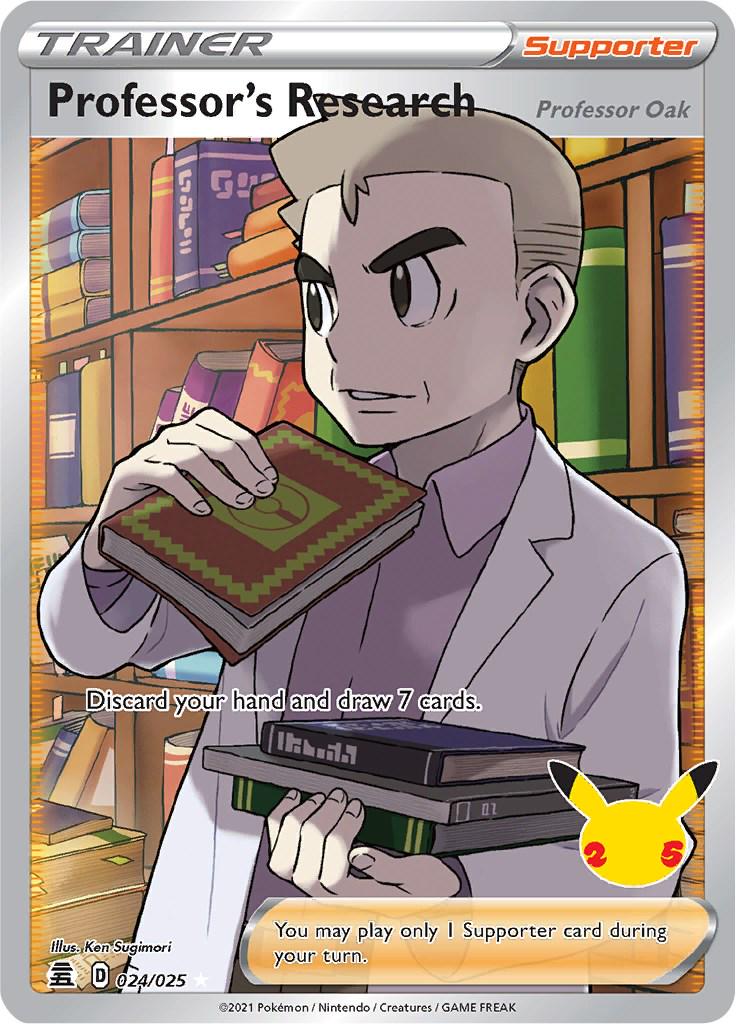 Professor´s Research [Professor Oak] - 024/025 - Full art ultra Rare