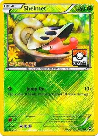 Shelmet - 8/111 - common - Holo 4th place