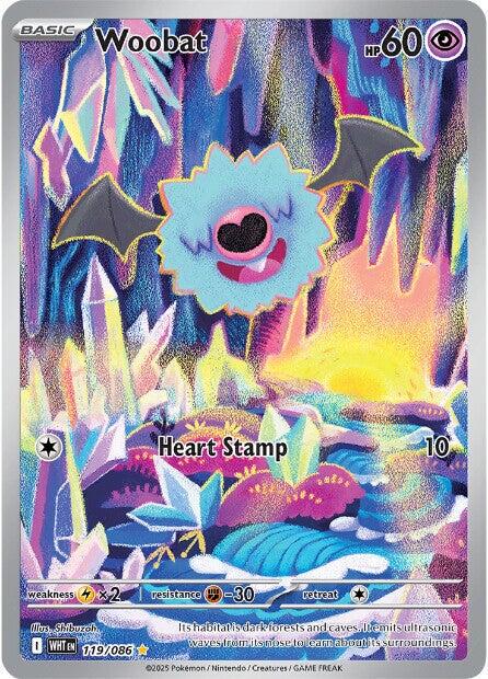 Woobat - 119/086 - Illustration Rare - Shibuzoh