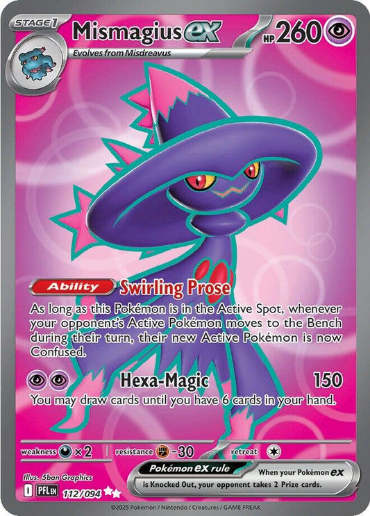 Mismagius ex - 112/094 - Full art ultra rare