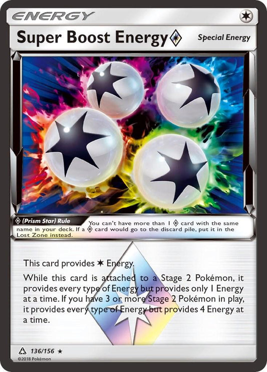 Super Boost Energy - 136/156 - Prism Star Rare