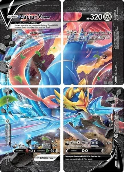 Zacian V-Union - Swsh166 - swsh165 - swsh164 - swsh163 - promo