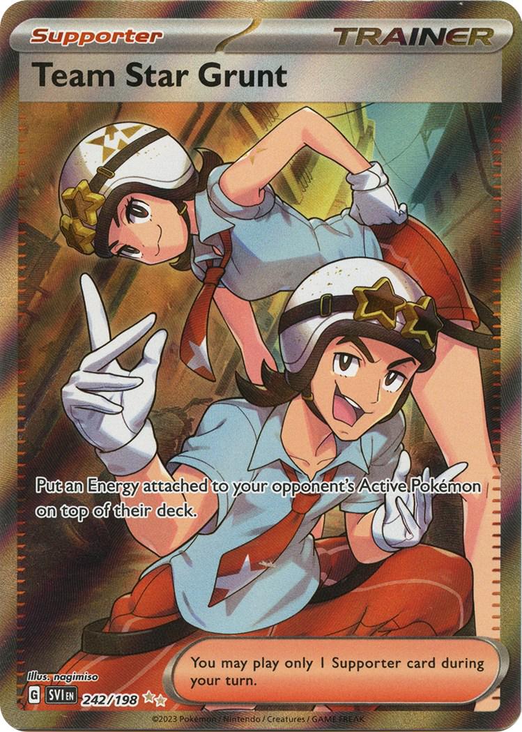 Team Star Grunt - 242/198 - Full art ultra Rare