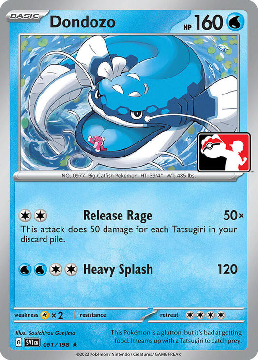 Dondozo - 061/198 - rare - prize pack