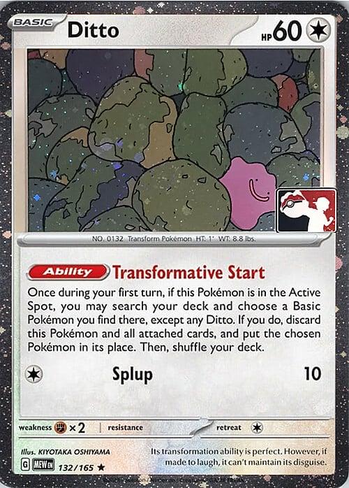 Ditto - 132/165 - Rare - Prize Pack