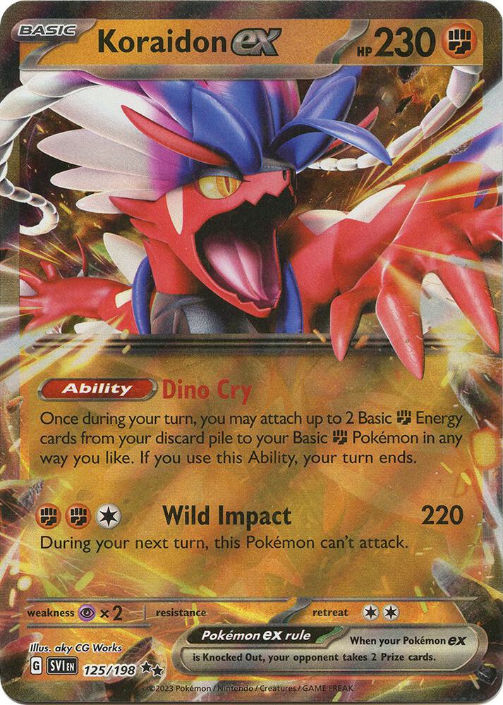 Koraidon ex - 125/198 - Ultra Rare