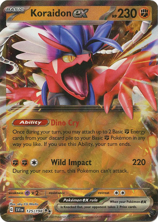 Koraidon ex - 125/198 - Ultra Rare