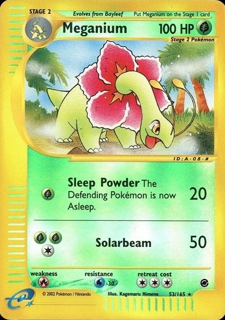 Meganium - 53/165 - Reverse rare