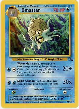 Omastar - 40/62 - Uncommon