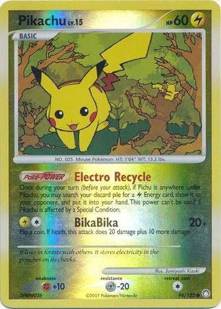 Pikachu - 94/123 - Promo reverse