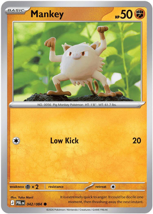 Mankey - 042/084 - Common