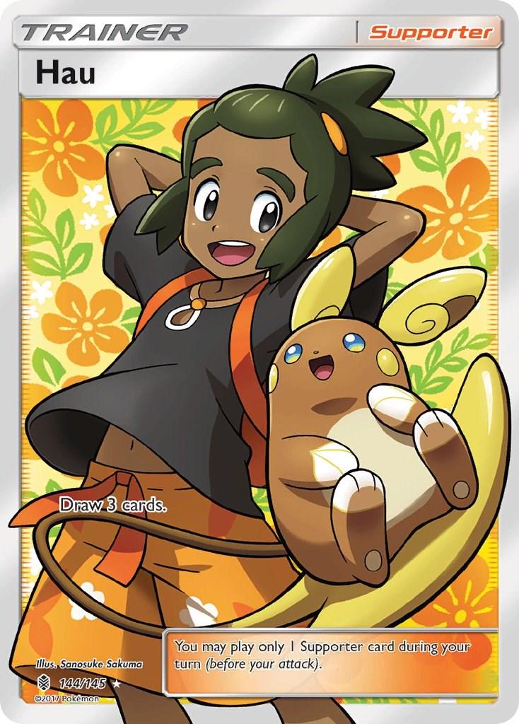 Hau - 144/145 - Full art ultra rare