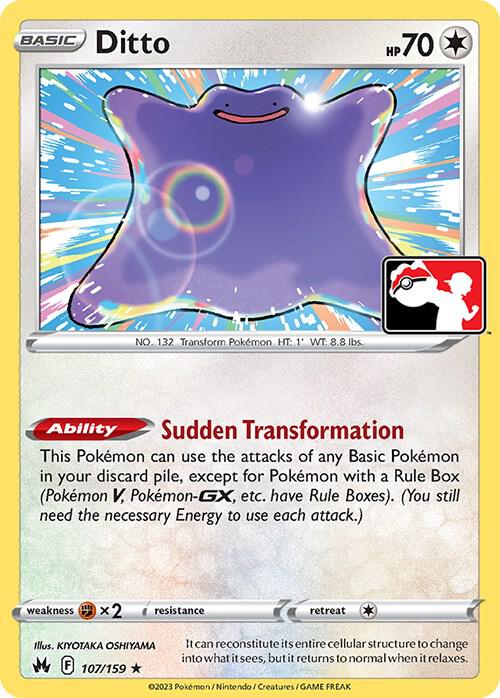 Ditto - 107/159 - Rare - Prize pack