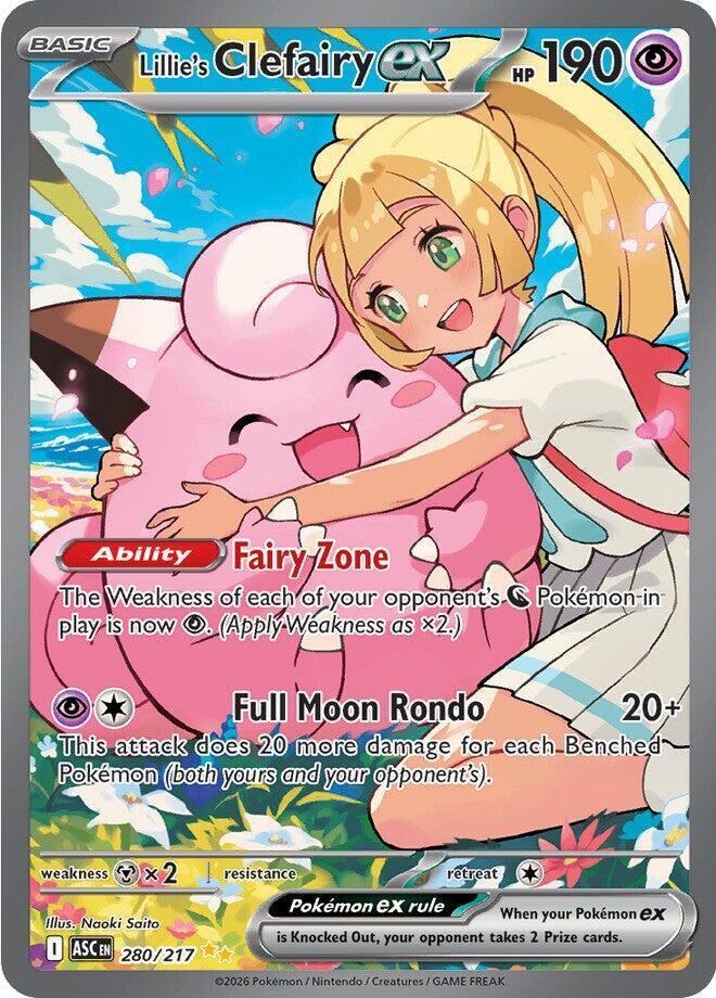 Lillie´s Clefairy ex - 280/217 - Special illustration rare