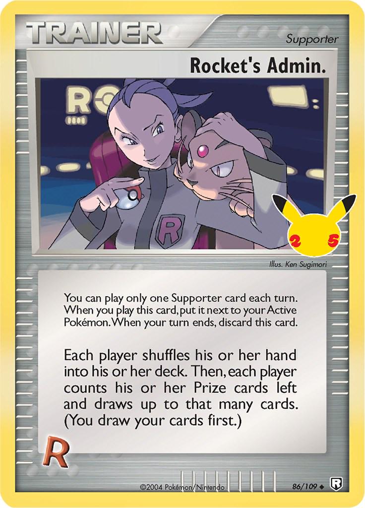 Rocket´s Admin - 86/109 - Uncommon reverse