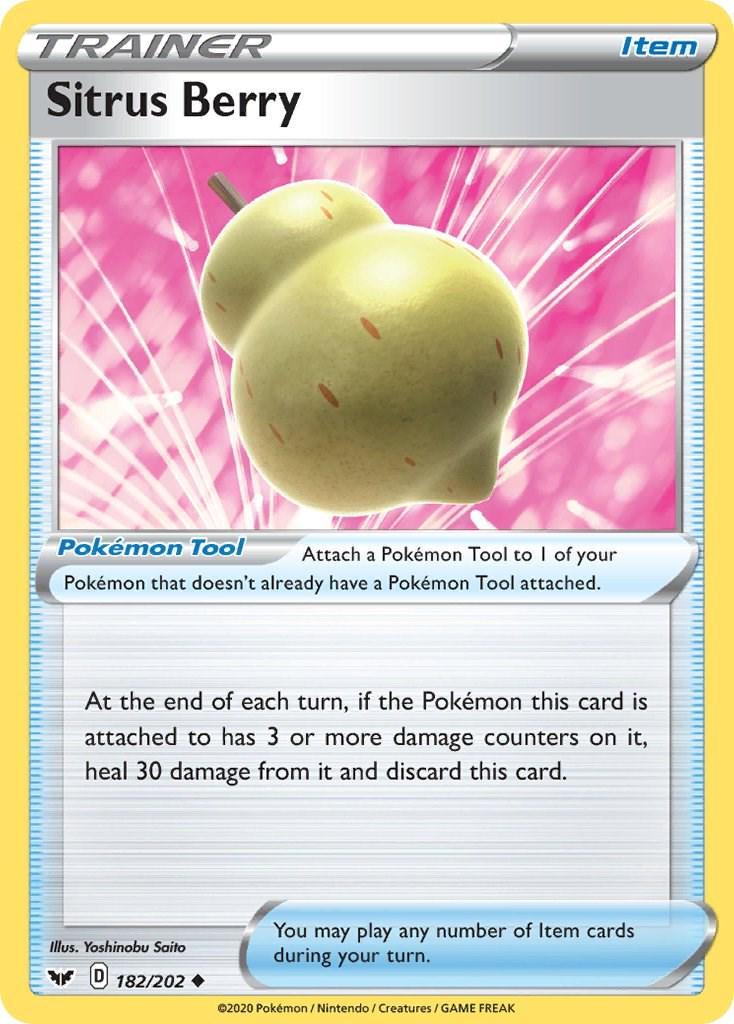 Sitrus Berry - 182/202 - uncommon