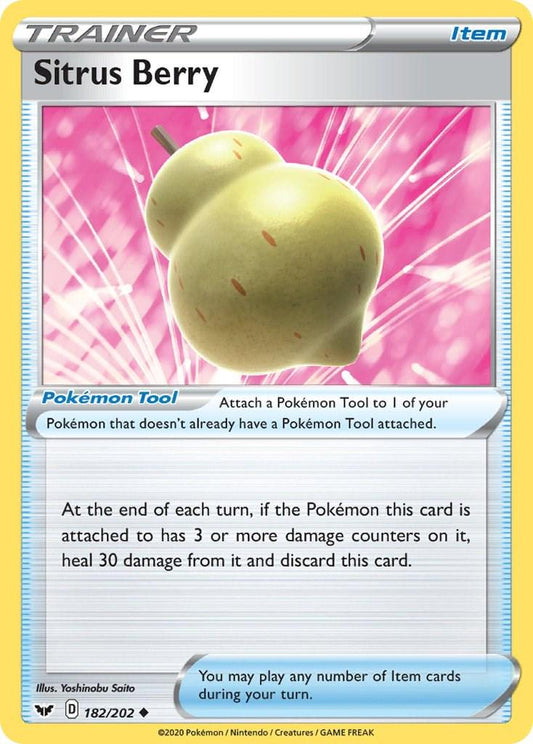 Sitrus Berry - 182/202 - uncommon