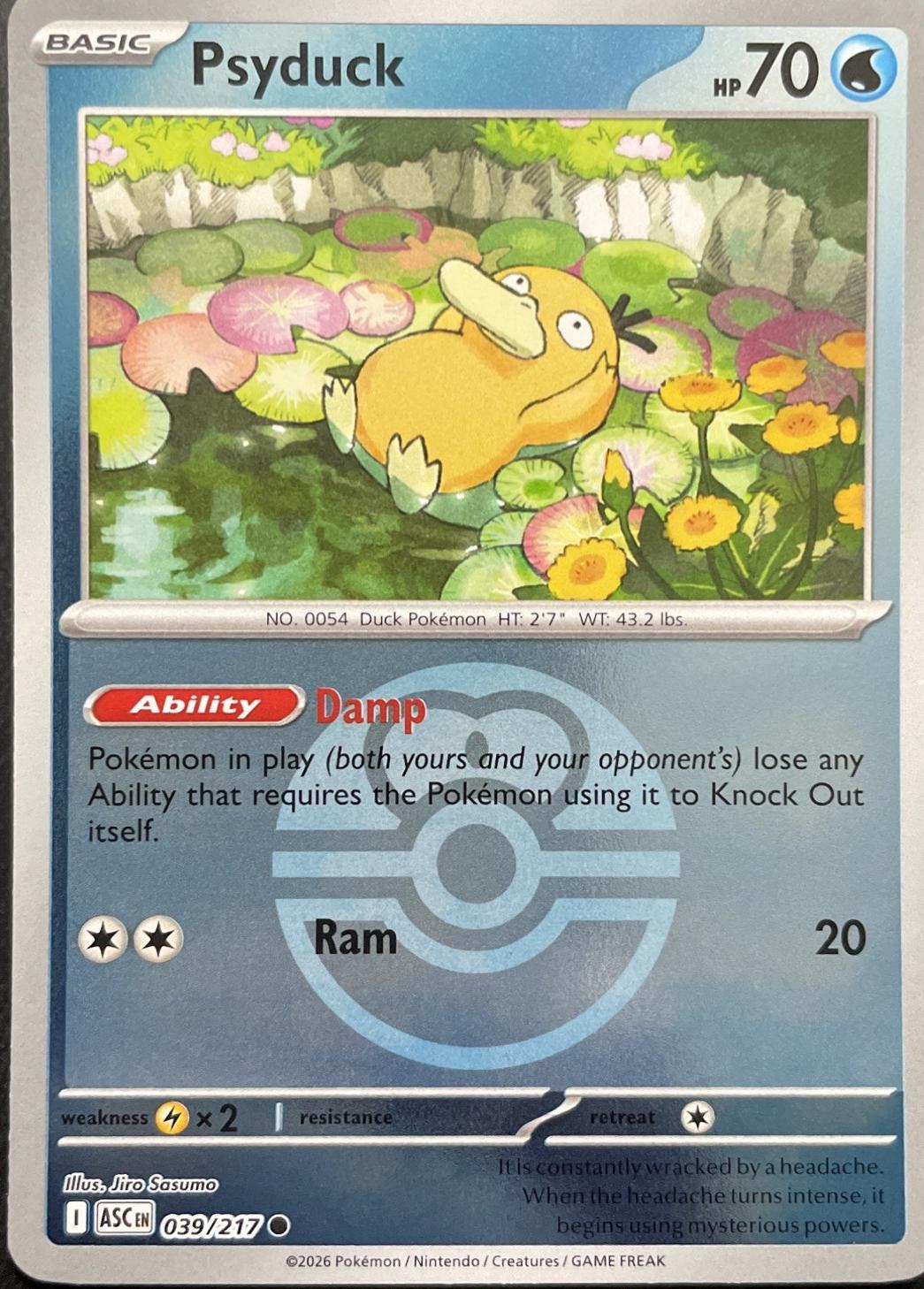 Psyduck - 039/217 - Common reverse Love Ball