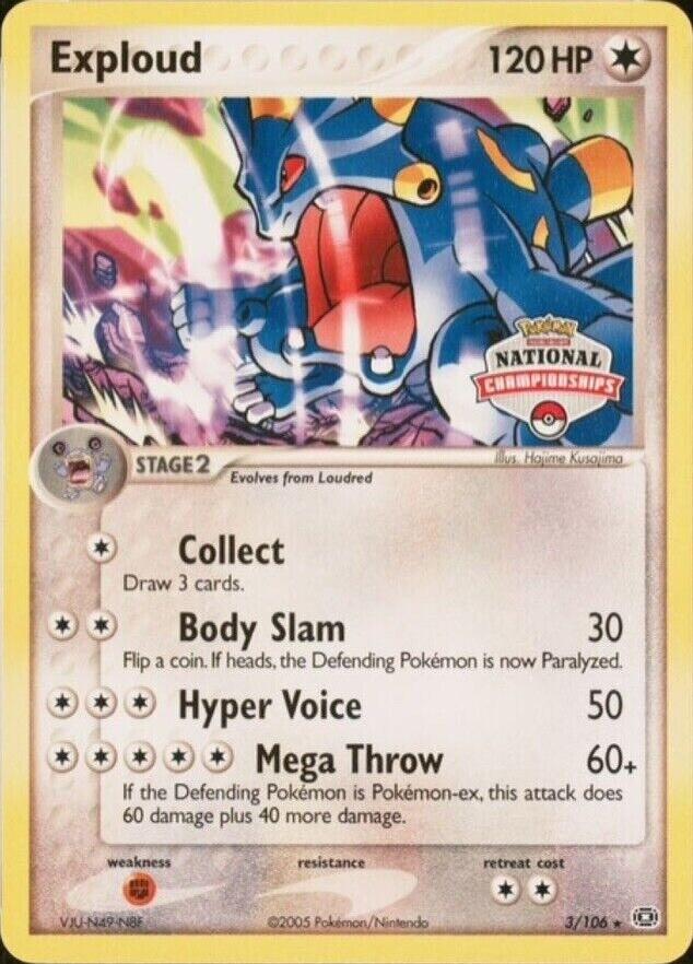 Exploud - 3/106 - Rare - National Championships