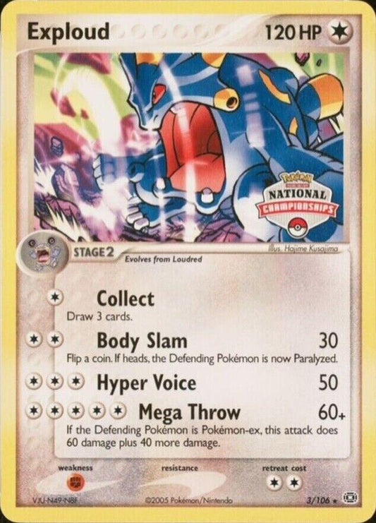 Exploud - 3/106 - Rare - National Championships