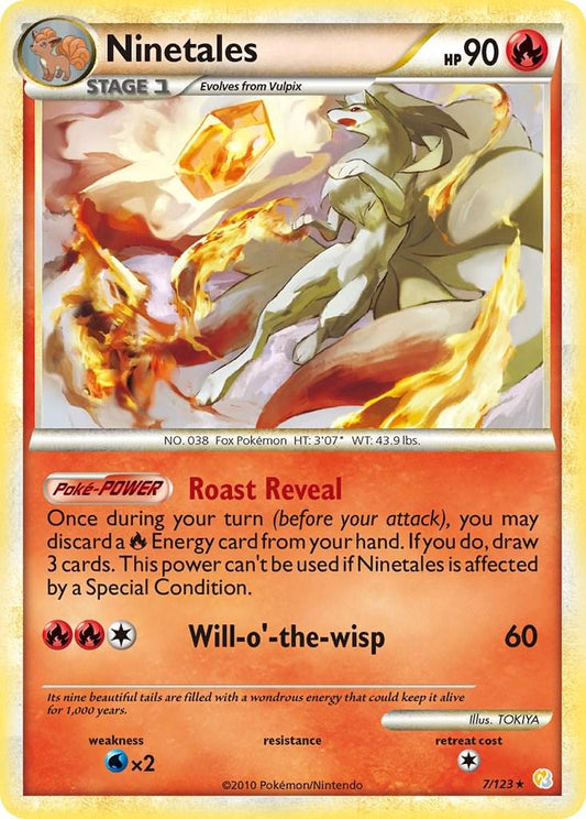 Ninetales - 7/123 - Holo rare