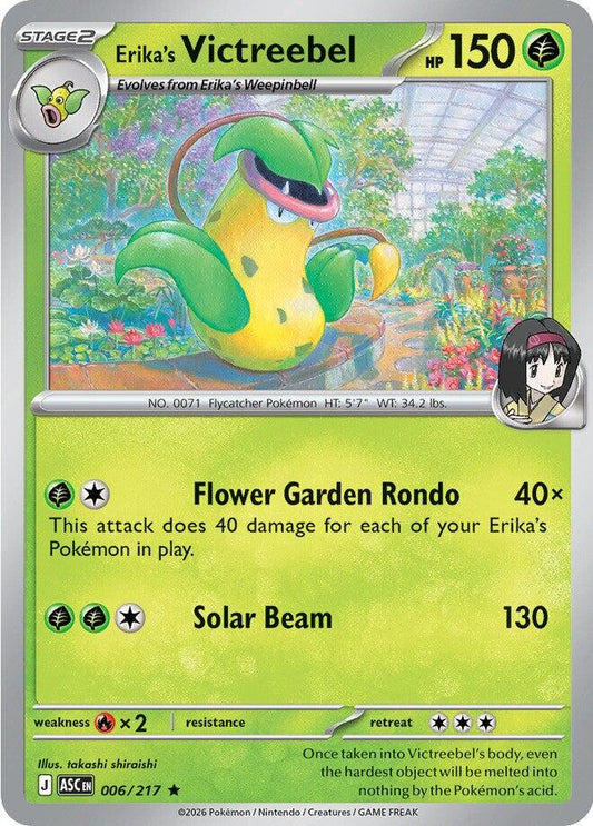 Erika´s Victreebel - 006/217 - Holo rare