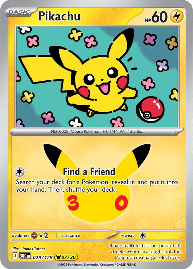 Pikachu - 029/128 - 07/30