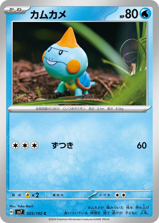 Chewtle - 025/102 - Common - Yuka Morii