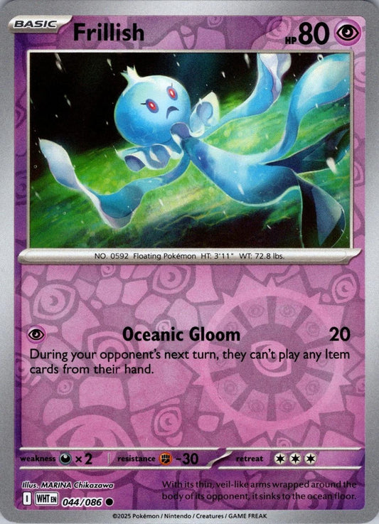 Frillish - 044/086 - common reverse holo